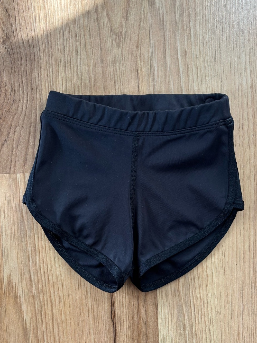 Black Kids Athletic Shorts